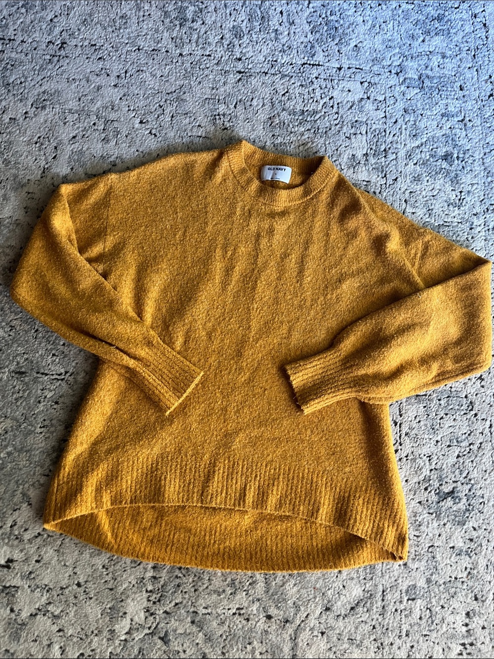 Mustard soft thin sweater